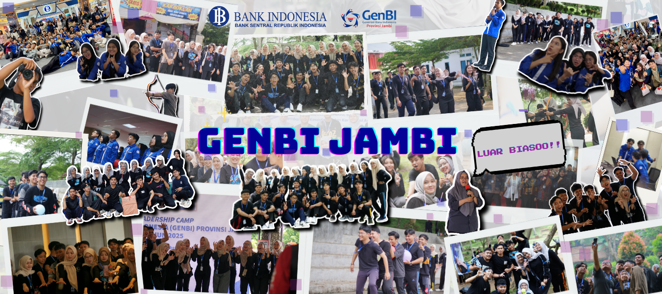 Dari kampus ke masyarakat, GenBI Jambi hadir membawa semangat literasi kebanksentralan, kepedulian sosial, dan kontribusi nyata untuk daerah.